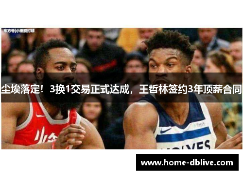 尘埃落定！3换1交易正式达成，王哲林签约3年顶薪合同